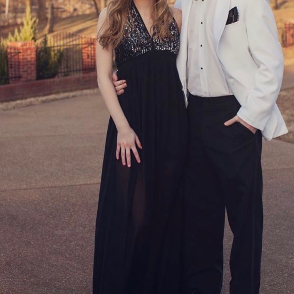 black dress